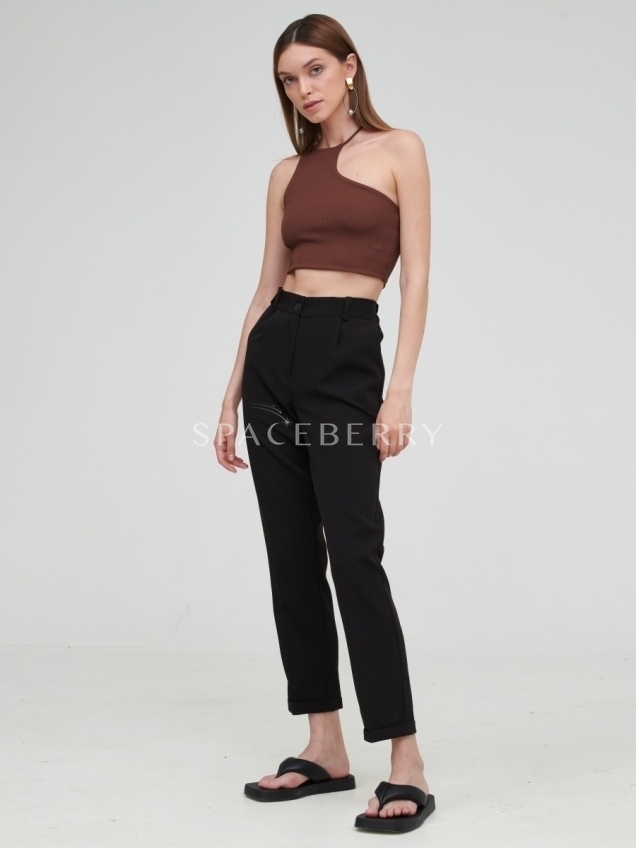 Женские зауженные брюки, штаны классика